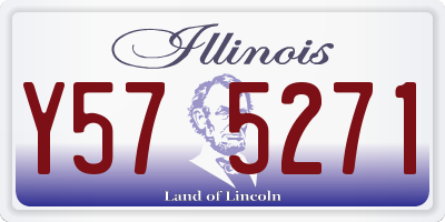 IL license plate Y575271
