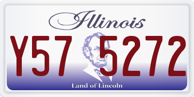 IL license plate Y575272