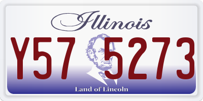 IL license plate Y575273