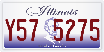 IL license plate Y575275