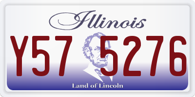 IL license plate Y575276