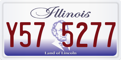 IL license plate Y575277
