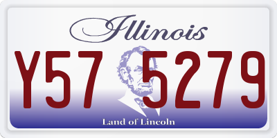 IL license plate Y575279