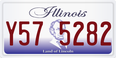 IL license plate Y575282