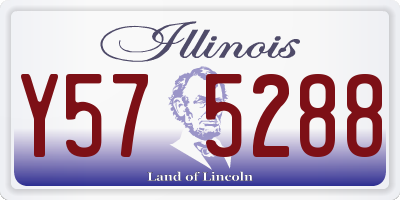 IL license plate Y575288