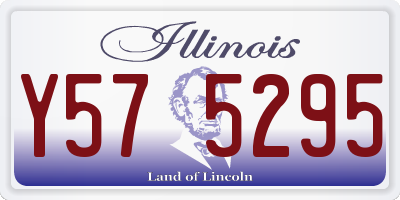 IL license plate Y575295