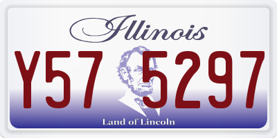 IL license plate Y575297
