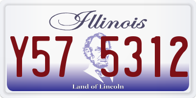 IL license plate Y575312