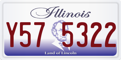 IL license plate Y575322