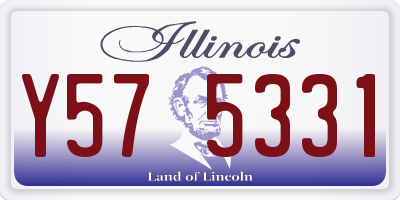 IL license plate Y575331