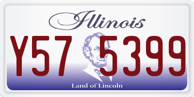IL license plate Y575399