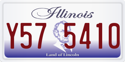 IL license plate Y575410