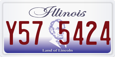 IL license plate Y575424