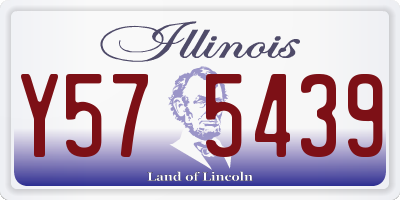 IL license plate Y575439