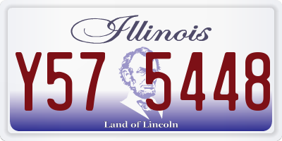 IL license plate Y575448