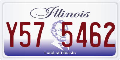 IL license plate Y575462