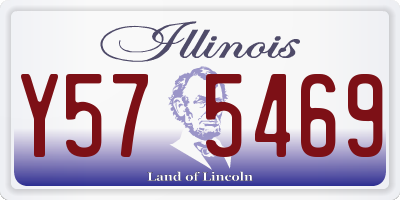 IL license plate Y575469