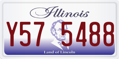 IL license plate Y575488