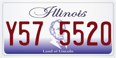 IL license plate Y575520