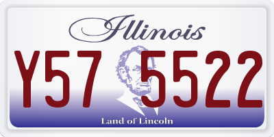 IL license plate Y575522