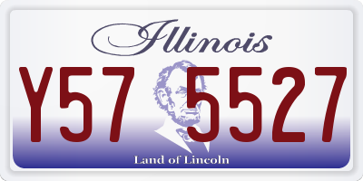 IL license plate Y575527