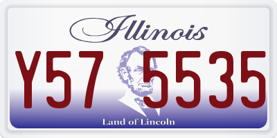 IL license plate Y575535