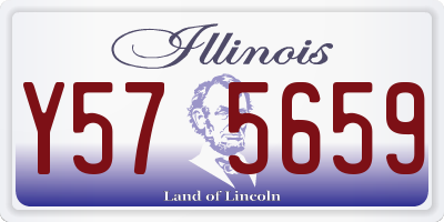 IL license plate Y575659