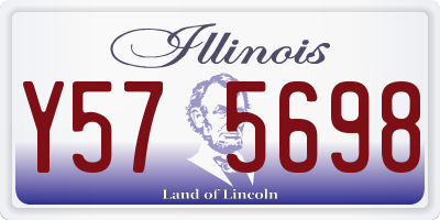 IL license plate Y575698