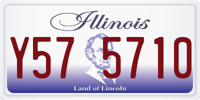 IL license plate Y575710