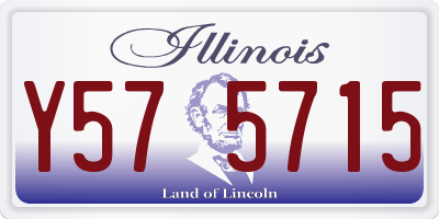 IL license plate Y575715