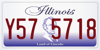 IL license plate Y575718