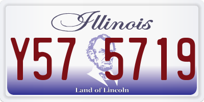 IL license plate Y575719
