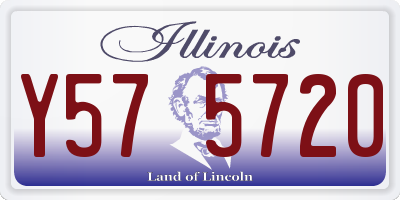 IL license plate Y575720
