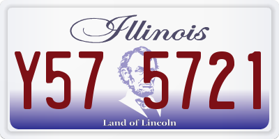 IL license plate Y575721