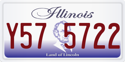 IL license plate Y575722