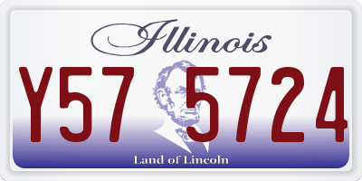 IL license plate Y575724