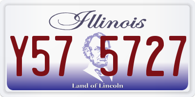 IL license plate Y575727