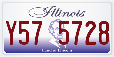 IL license plate Y575728
