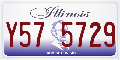 IL license plate Y575729