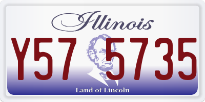 IL license plate Y575735