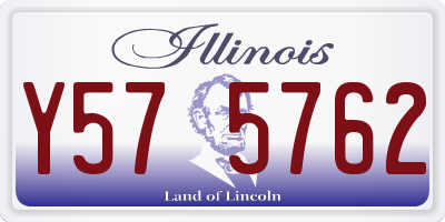 IL license plate Y575762