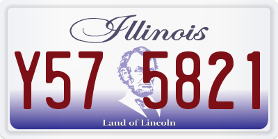 IL license plate Y575821