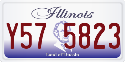 IL license plate Y575823