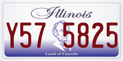 IL license plate Y575825
