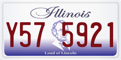 IL license plate Y575921