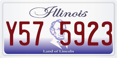 IL license plate Y575923