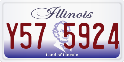IL license plate Y575924