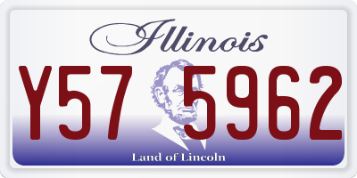 IL license plate Y575962