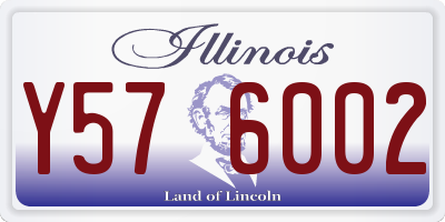 IL license plate Y576002