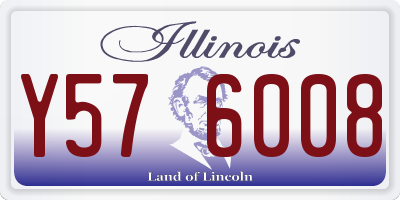 IL license plate Y576008